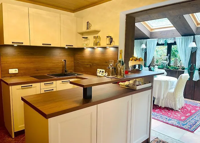 Penthouse-suite Mountain View Mit Waldhuette/sauna/netflix